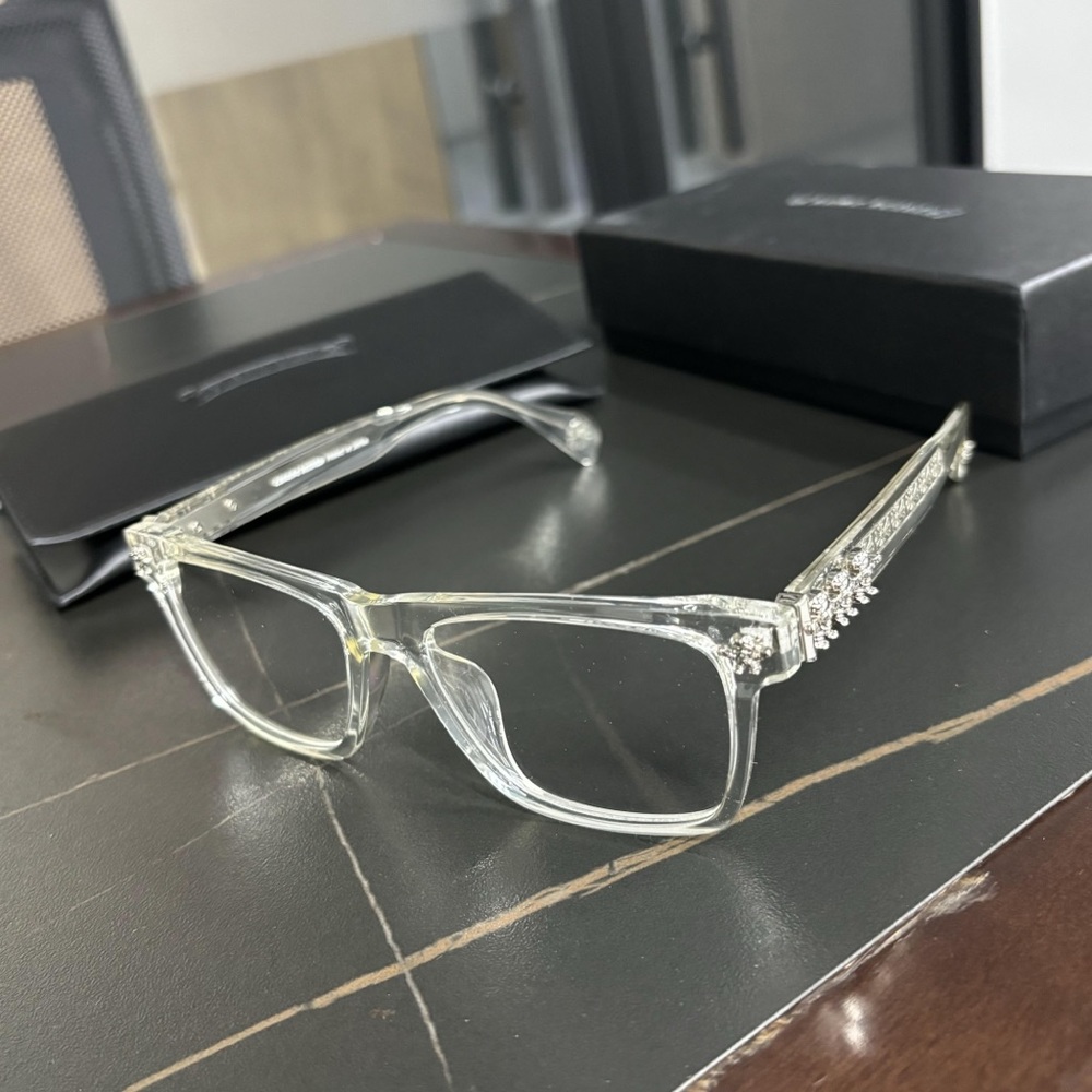 CHROME HEARTS plastic glasses